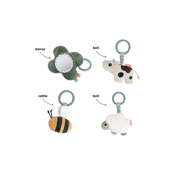 Tiny Farm Aktivitätsspieldecke, grün, Done by Deer