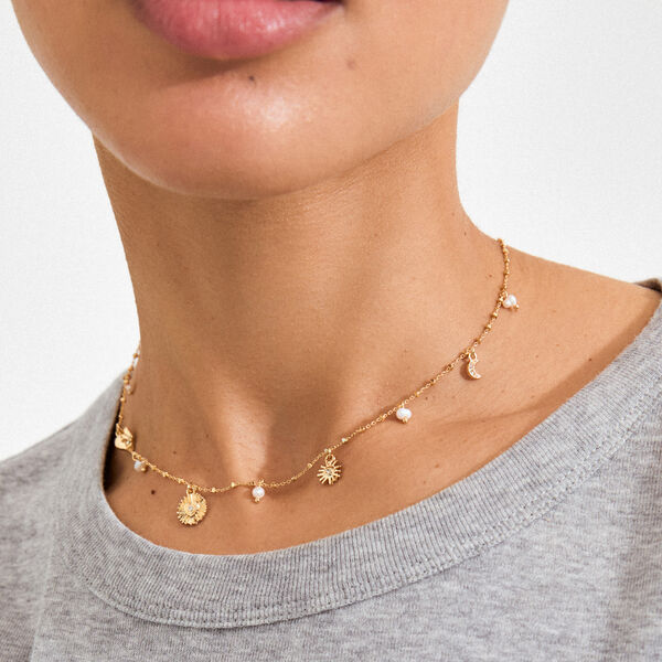 MYLAN halskette, vergoldet, Pilgrim