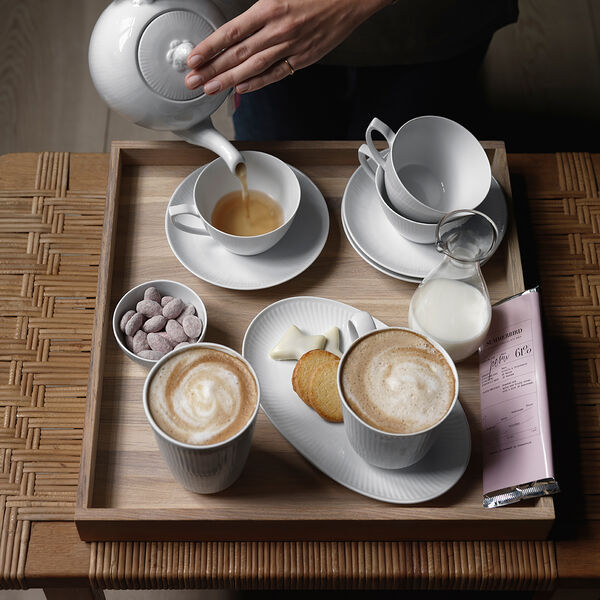 Wei&szlig; Gerippt Thermobecher 29 cl, Royal Copenhagen