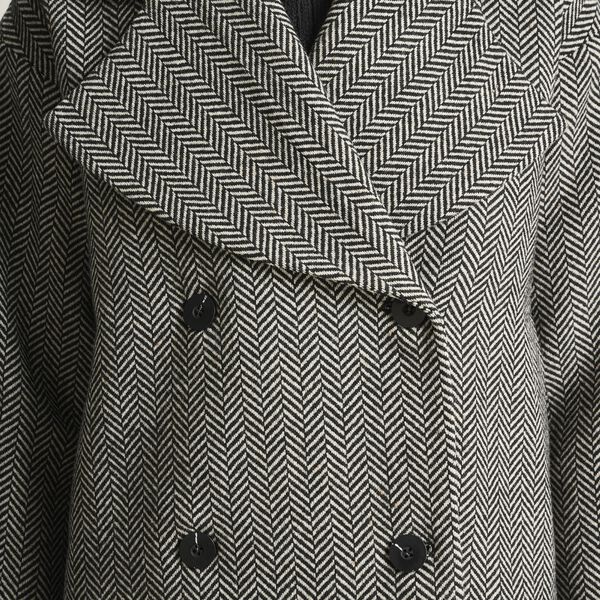 Nishin double-breasted jacket, herringbone, BITTE KAI RAND