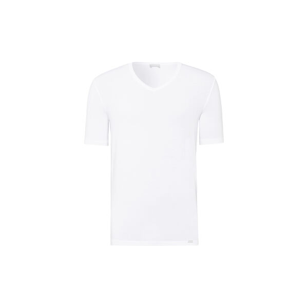 Natural Function SS Shirt V-Neck, white, HANRO