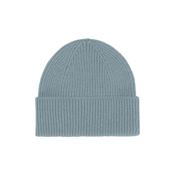 Merino Wool Beanie, stone blue, Colorful Standard