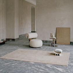 Cursive Expanse Rug, beige, Linie Design