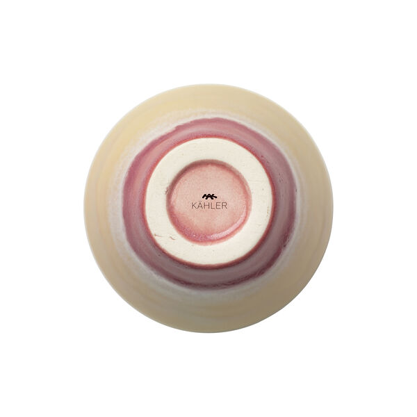 Poppery-Vase, pink/mintgr&uuml;n/gelb, K&auml;hler