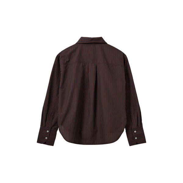MASHASW STRIPED OVERSIZE SHIRT, dark plum, Sofie Schnoor