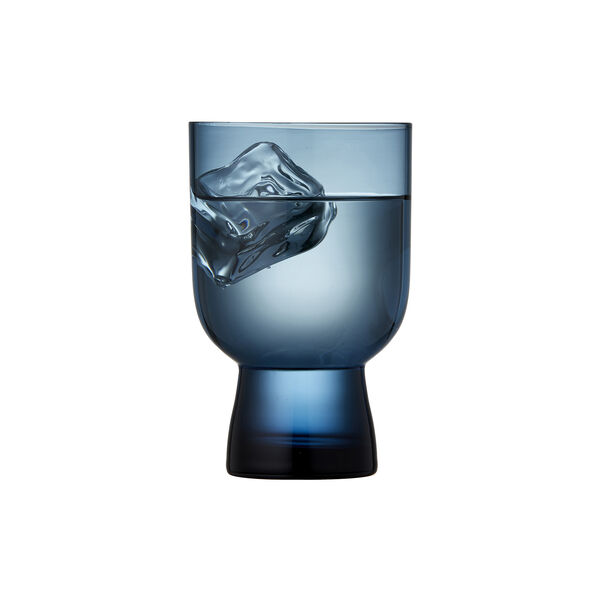 Sorrento water glass 4 pcs, blue, Lyngby Glas