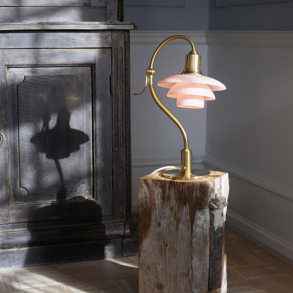 PH 2/2 Question Mark Pale Rose Table Lamp, Louis Poulsen