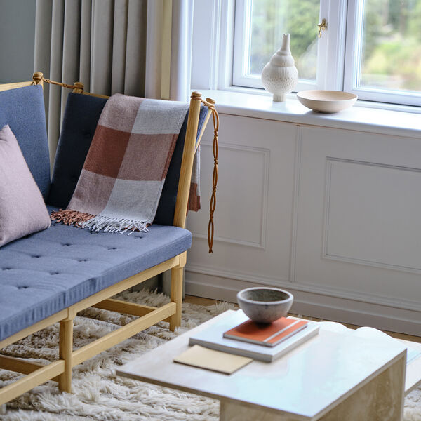 Caracas Throw, 03109 rosewood, Silkeborg Uldspinderi