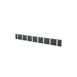 KNAX Horizontal 8 Coat Rack, anthrazit/grey, LoCa