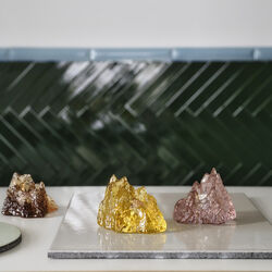 Der Rock Lysestage, yellow, Kosta Boda