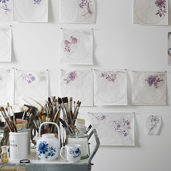 Blomst Becher Duftwicke, Royal Copenhagen