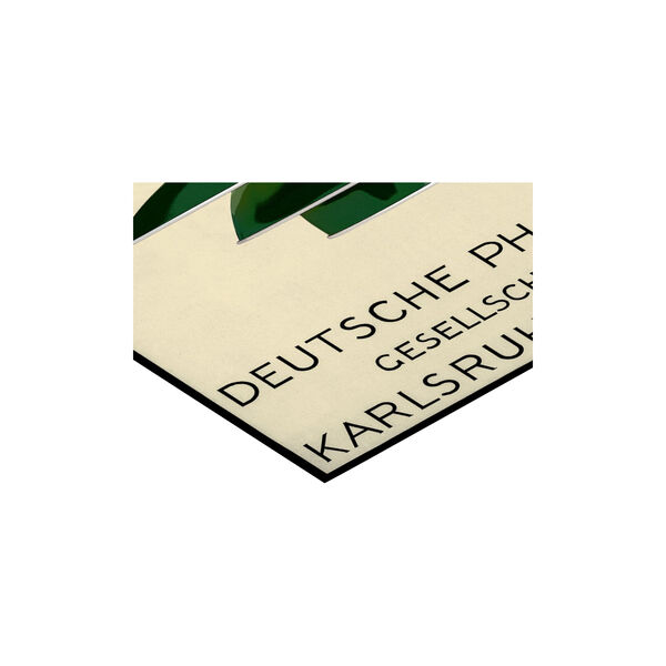 PH Lamp - Green, Poster & Frame