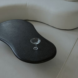 Bubble Glass Champagne Coupe, Louise Roe