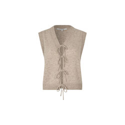 Amala Knit Vest, plaza taupe, Second Female