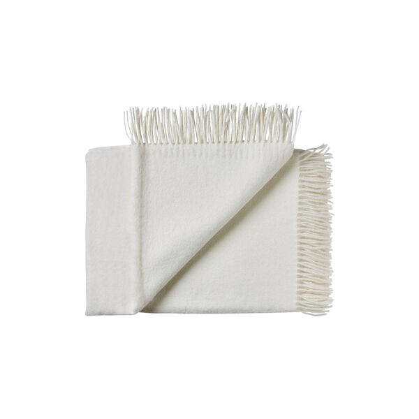 Oxford Throw, 00100 white, Silkeborg Uldspinderi