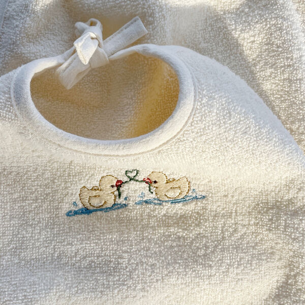 Figo 2er-Pack Terry Bibs, antikwei&szlig;, Konges Sl&oslash;jd