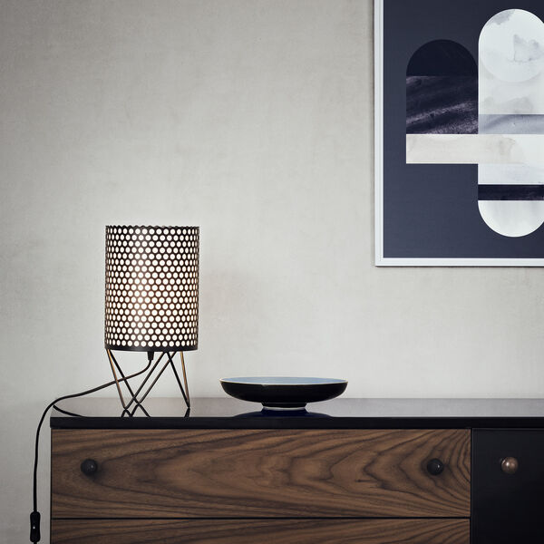 Pedrera ABC PD4 Tischleuchte, schwarz, GUBI