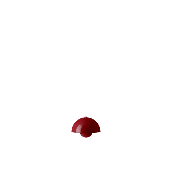 Flowerpot VP7 Pendant, vermilion red, &Tradition
