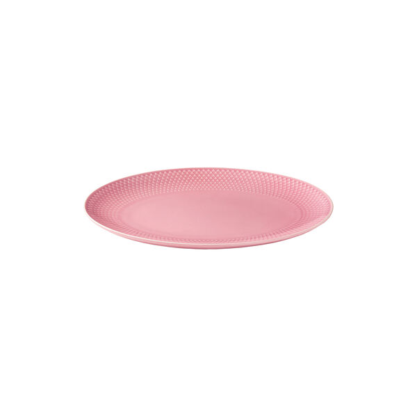 Rhombe Color Oval Serving Dish, rose, Lyngby Porcel&aelig;n