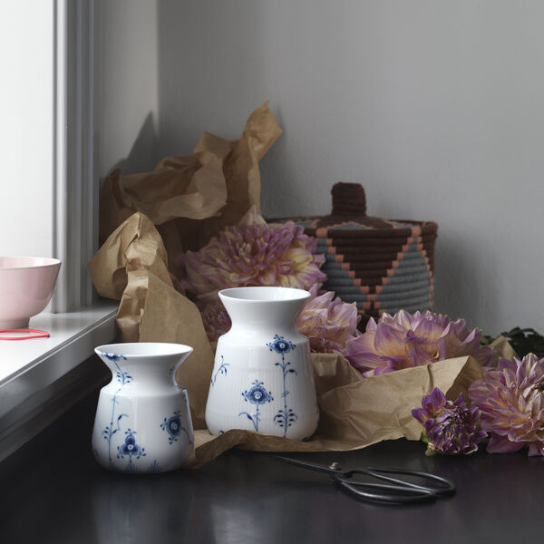 Elements Blau Vase, 10 cm, Royal Copenhagen