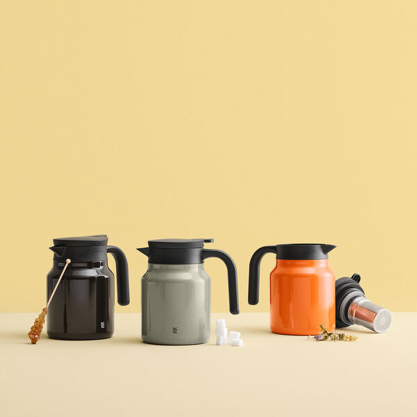 THERM-IT vacuum jug 0.9 l., black, RIG-TIG