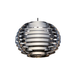 M40 Pendelleuchte, polierter Stahl, Brian Kirk