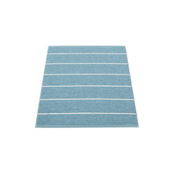 Carl Plastic Rug, blue fog/dove blue/vanilla, Pappelina