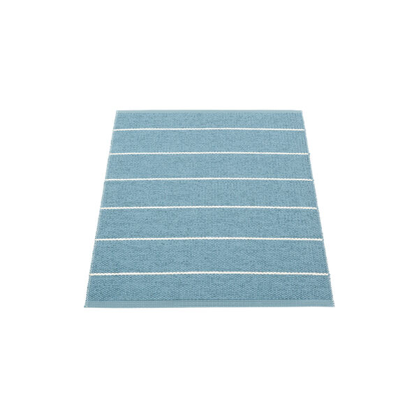 Carl Plastic Rug, blue fog/dove blue/vanilla Carl Plastic Rug, blue fog/dove blue/vanilla, Pappelina