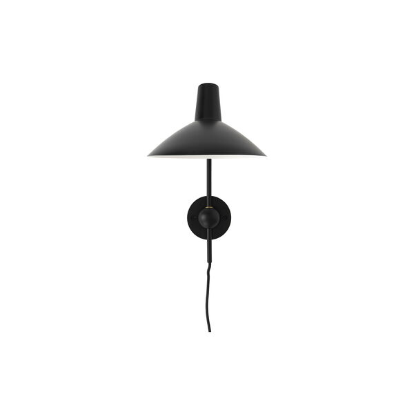 Tripod HM12 Wall Lamp, matt black, &Tradition
