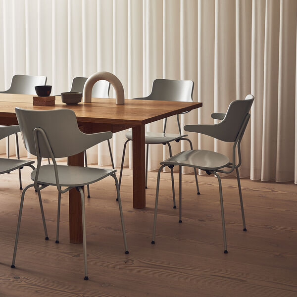 VL118 vollgepolsterter Stuhl, Mood 4105/Chrom, VERMUND