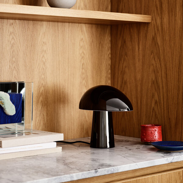 Night Owl&trade; bordlampe, black PVD, Fritz Hansen