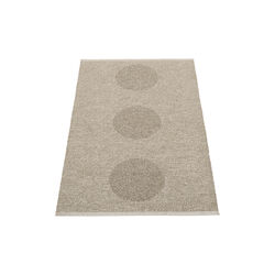 VERA 2.0 Rug, dark linen/linen, Pappelina