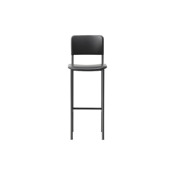 Plan Barhocker, voll gepolstert, black/Omni 301, Fredericia Furniture