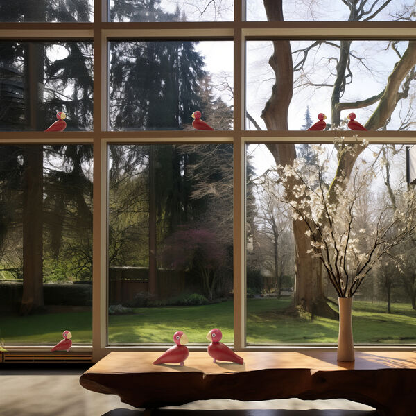 Flora Jahresvogel 2024, pink, Kay Bojesen Denmark