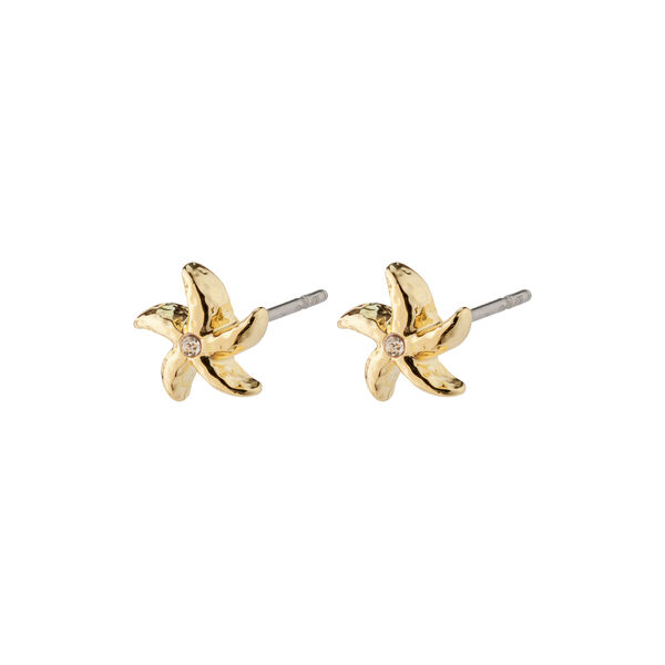 OAKLEY Starfish Earrings, gold plated, Pilgrim