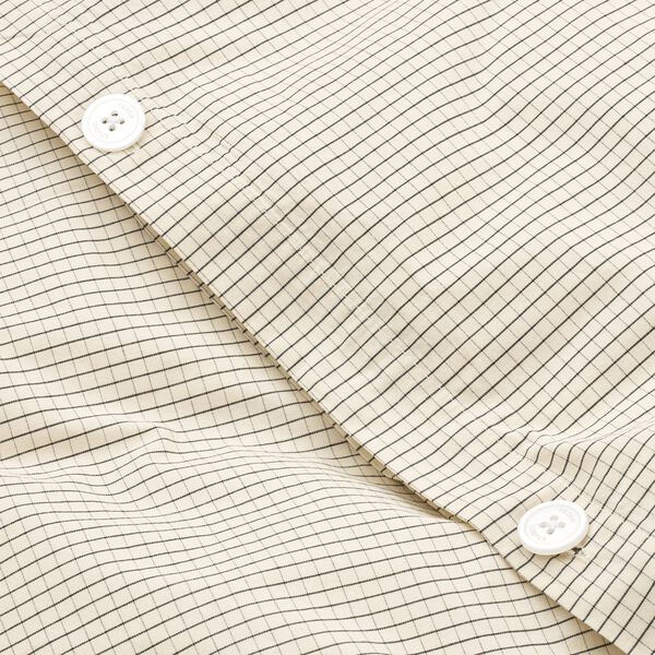 BEDDING - EXTRA LENGHT, creme black plaid, Studio Feder