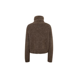 MMHulda Knit Zip Cardigan, bracken, MOS MOSH