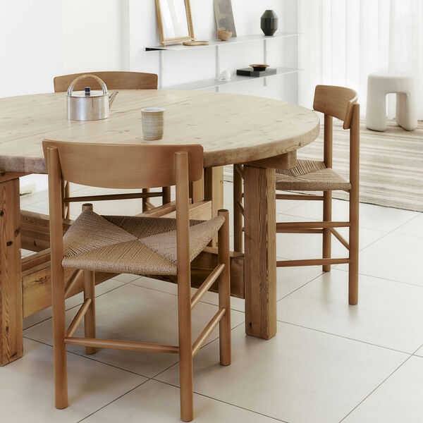 J39 Mogensen Stuhl, vintage lacquered/natur, Fredericia Furniture