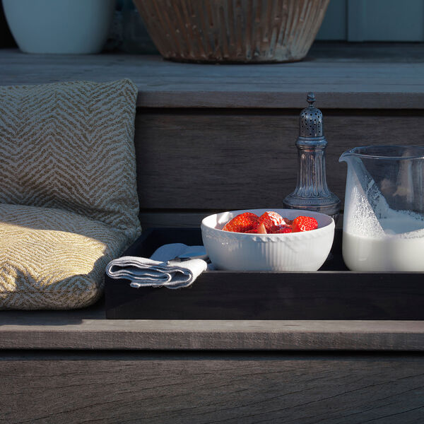 Wei&szlig;e Halbspitze Schale, Royal Copenhagen