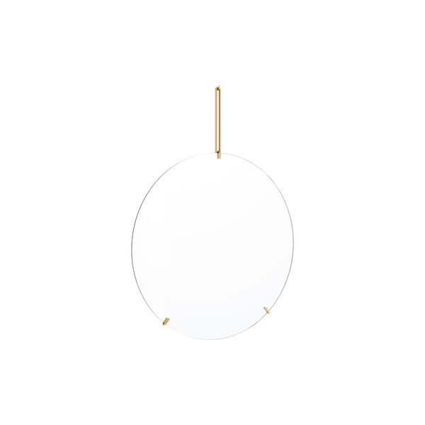 Wandspiegel, messing, MOEBE