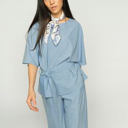 MMRikas Roy Bluse, light blue, MOS MOSH