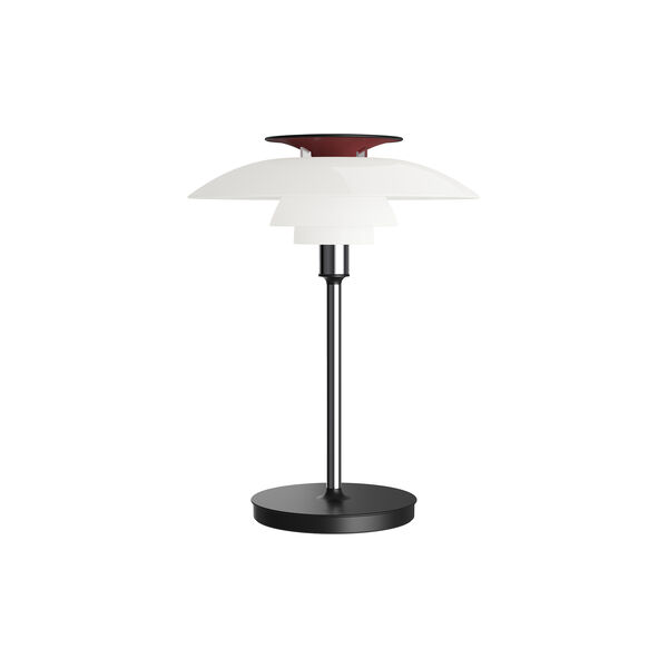 PH 80 Portable Lamp, opal white/high lustre chrome plated, Louis Poulsen