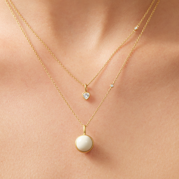 Prime Pendant, gold/ivory, Julie Sandlau