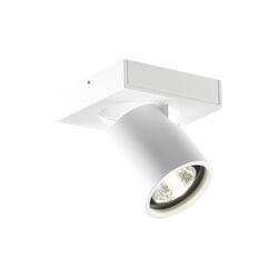 FOCUS+ 1 Decken- und Wandleuchte, wei&szlig;, LIGHT-POINT