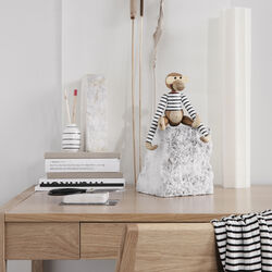 Affe x Nørgaard auf dem Strøget, klein, weiß/schwarz, Kay Bojesen Denmark