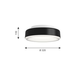 LP Grand Ceiling Light, black, Louis Poulsen