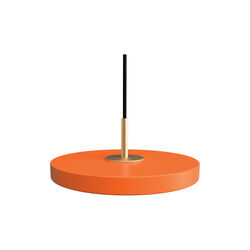 Asteria Micro Pendant, nuance orange/brass, UMAGE