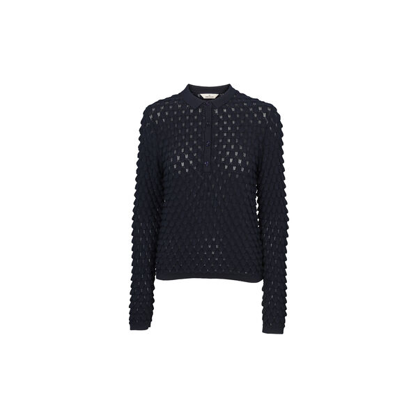 Cilla Polo Sweater, sky captain, Basic Apparel
