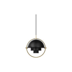 Multi-Lite Pendelleuchte, charcoal black/messing, GUBI