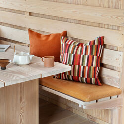 IDA Cushion, red shades, Røros Tweed